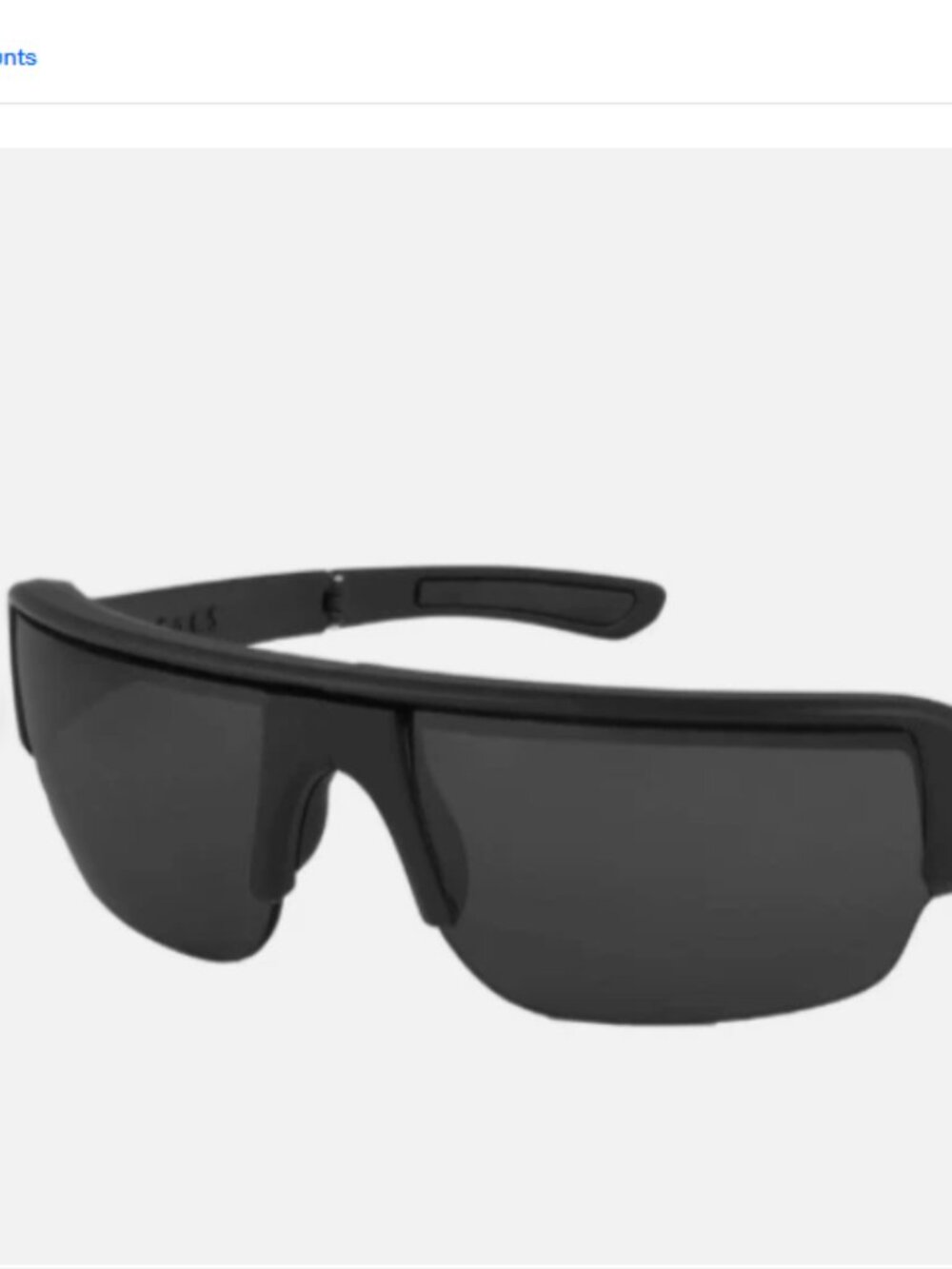 New in Box Popticals PopGun Golf Series Matte Black Polarized Gray Lenses